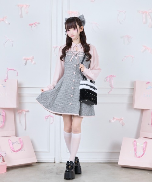 LAFARY(ラファリー)の「キルティングファーバッグ(ショルダーバッグ・レディース・ホワイト/ブルー/ピンク/ブラック・FREE)」の9枚目の写真