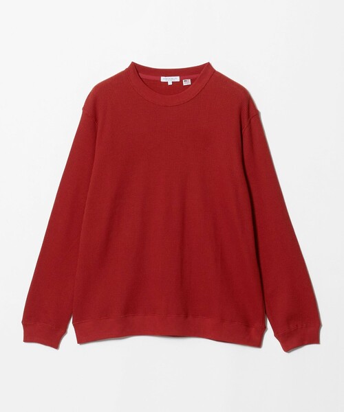 A DAY IN THE LIFE UNITED ARROWS(アデイインザライフユナイテッドアローズ)の「USAコットン ピーチ ワッフル リラックスカットソー<A DAY IN THE LIFE>(Tシャツ/カットソー・メンズ・ブラック/ホワイト/ライトグレー/レッド/ネイビー・XL/L/M/S)」の5枚目の写真