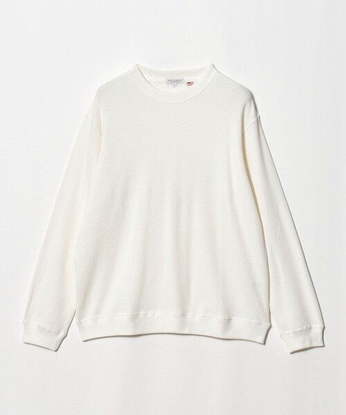 A DAY IN THE LIFE UNITED ARROWS(アデイインザライフユナイテッドアローズ)の「USAコットン ピーチ ワッフル リラックスカットソー<A DAY IN THE LIFE>(Tシャツ/カットソー・メンズ・ブラック/ホワイト/ライトグレー/レッド/ネイビー・XL/L/M/S)」の2枚目の写真