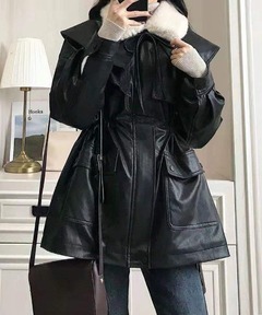 UNISEX》Sheep Leather Prime-Over Ulster Coat/シープレザープライム