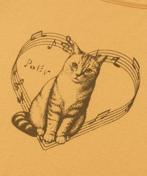 POEV(ポエブ)の「MELODY CAT ラグラントップ - オレンジ(Tシャツ/カットソー・レディース・その他・FREE)」の6枚目の写真