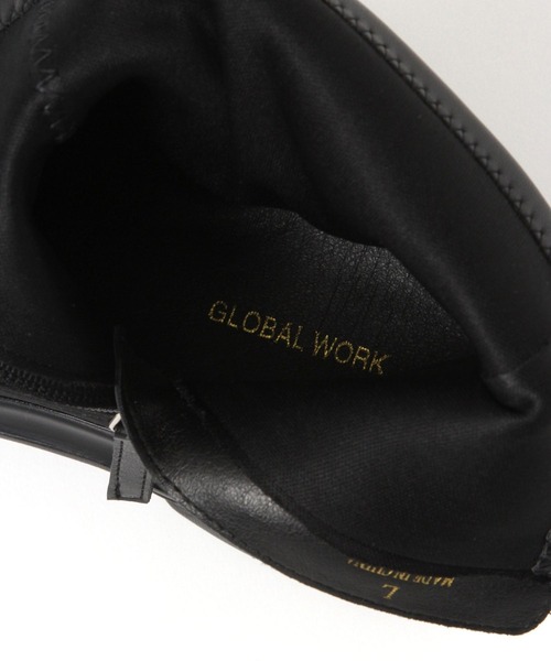 GLOBAL WORK(グローバルワーク)の「エアかる晴雨兼用ボリュームソールブーツ/1055031(ブーツ・レディース・ブラック系その他/ベージュ/ブラック/ダークブラウン・X-LARGE/MEDIUM/SMALL/LARGE)」の9枚目の写真