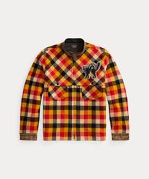 RRL（ダブル アール エル）の「キャットパッチ チェック ウール オーバーシャツ（シャツ/ブラウス）」