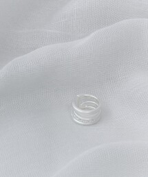 and cloud（アンドクラウド）の「Grayscale Gray Diamond Arc Earcuff（イヤーカフ）」