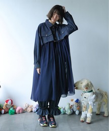 BEDSIDEDRAMA（ベットサイドドラマ）の「RAW-EDGE DENIM COAT（その他アウター）」