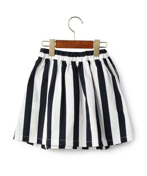 green label relaxing(グリーンレーベルリラクシング)の「【KIDS】ボールドストライプ スカート◆(スカート・キッズ・その他1・105/135/125/115/95)」の2枚目の写真