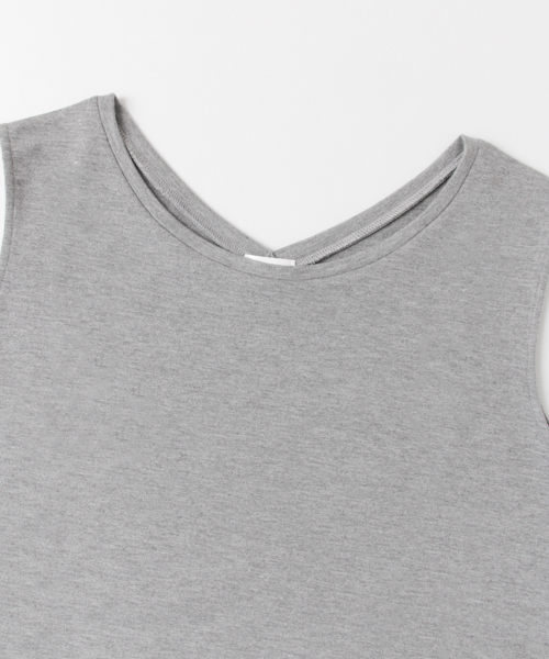URBAN RESEARCH（アーバンリサーチ）の「UR TRベア裏毛ノースリーブプルオーバー（Tシャツ/カットソー・レディース・ネイビー/グレー・FREE）」の7枚目の写真