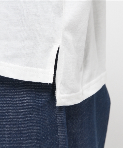 VENCEEXCHANGE（ヴァンスエクスチェンジ）の「ベーシックVネックTシャツ（Tシャツ/カットソー・レディース・ブラック/オフホワイト/ダークグリーン/ライトブラウン/オレンジ/ネイビー/コーラル・MEDIUM）」の15枚目の写真