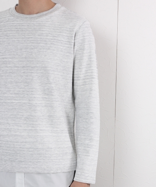 GLOBAL WORK（グローバルワーク）の「シャツレイヤード長袖T/725454（Tシャツ/カットソー・メンズ・ダークブラウン/ダークグレー/グレー/ネイビー・LARGE/SMALL/MEDIUM/X-LARGE）」の13枚目の写真