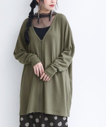 『スウェットジップカーディガン』