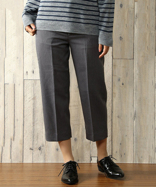 LBC（エルビーシー）の「シガレットパンツ                     （その他パンツ・レディース・ブラウン/チャコールグレー・LARGE/MEDIUM）」の2枚目の写真