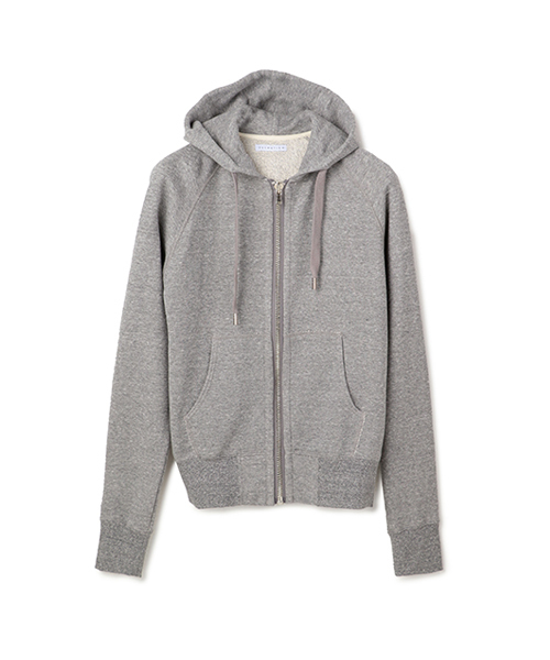 ESTNATION（エストネーション）の「ESTNATION 裏毛ジップアップパーカー（パーカー・メンズ・グレー/ブラック/ホワイト・SMALL/LARGE/MEDIUM）」の3枚目の写真