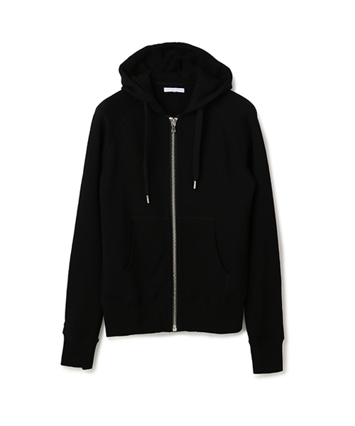 ESTNATION（エストネーション）の「ESTNATION 裏毛ジップアップパーカー（パーカー・メンズ・グレー/ブラック/ホワイト・SMALL/LARGE/MEDIUM）」の2枚目の写真