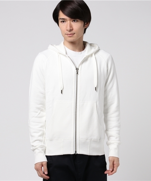 ESTNATION（エストネーション）の「ESTNATION 裏毛ジップアップパーカー（パーカー・メンズ・グレー/ブラック/ホワイト・SMALL/LARGE/MEDIUM）」の12枚目の写真