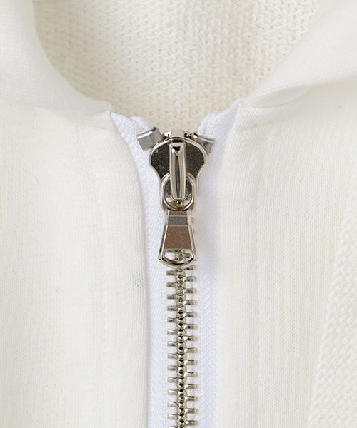 ESTNATION（エストネーション）の「ESTNATION 裏毛ジップアップパーカー（パーカー・メンズ・グレー/ブラック/ホワイト・SMALL/LARGE/MEDIUM）」の9枚目の写真