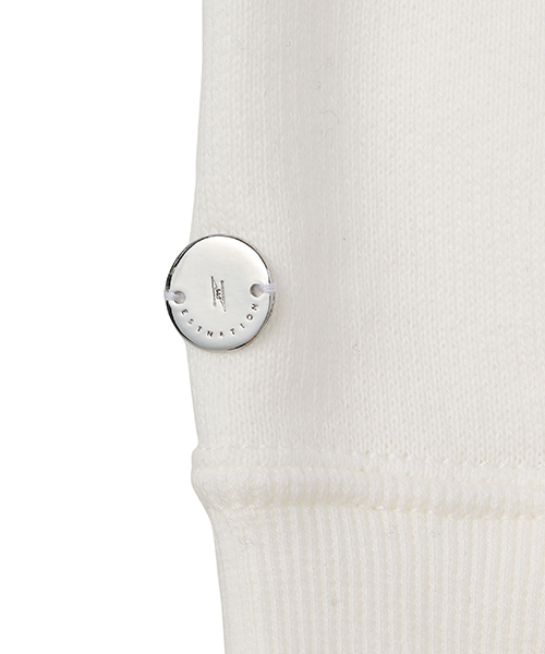 ESTNATION（エストネーション）の「ESTNATION 裏毛ジップアップパーカー（パーカー・メンズ・グレー/ブラック/ホワイト・SMALL/LARGE/MEDIUM）」の8枚目の写真