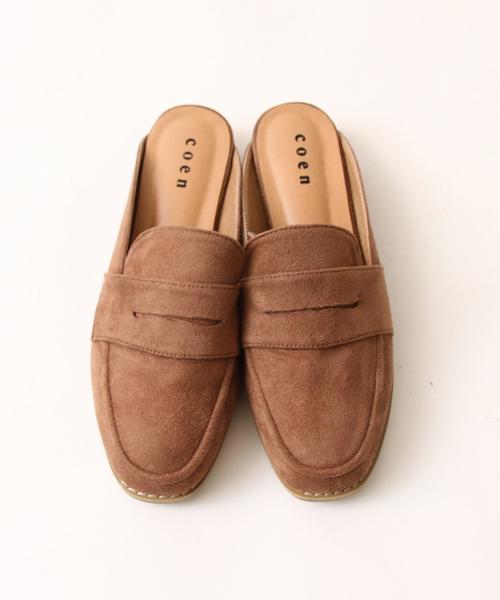 coen(コーエン)の「ローファーミュール(サンダル・レディース・ブラウン/ネイビー・LARGE/MEDIUM/SMALL)」の10枚目の写真