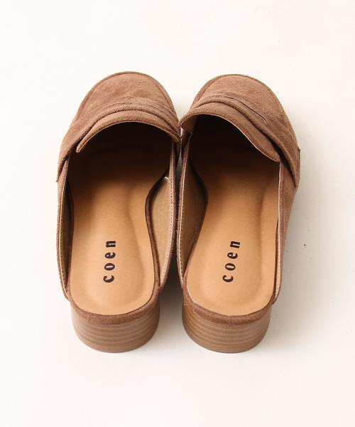 coen(コーエン)の「ローファーミュール(サンダル・レディース・ブラウン/ネイビー・LARGE/MEDIUM/SMALL)」の4枚目の写真