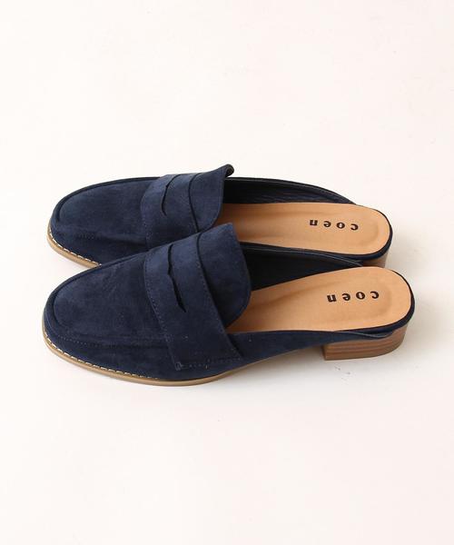 coen(コーエン)の「ローファーミュール(サンダル・レディース・ブラウン/ネイビー・LARGE/MEDIUM/SMALL)」の6枚目の写真