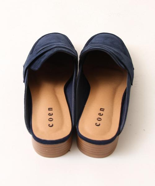 coen(コーエン)の「ローファーミュール(サンダル・レディース・ブラウン/ネイビー・LARGE/MEDIUM/SMALL)」の7枚目の写真