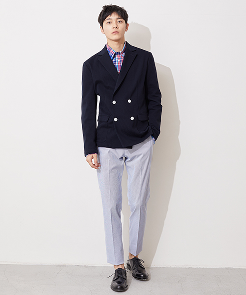 GLOSTER（グロスター）の「リップルニューポートジャケット（テーラードジャケット・メンズ・ネイビー・S/M/L）」の11枚目の写真