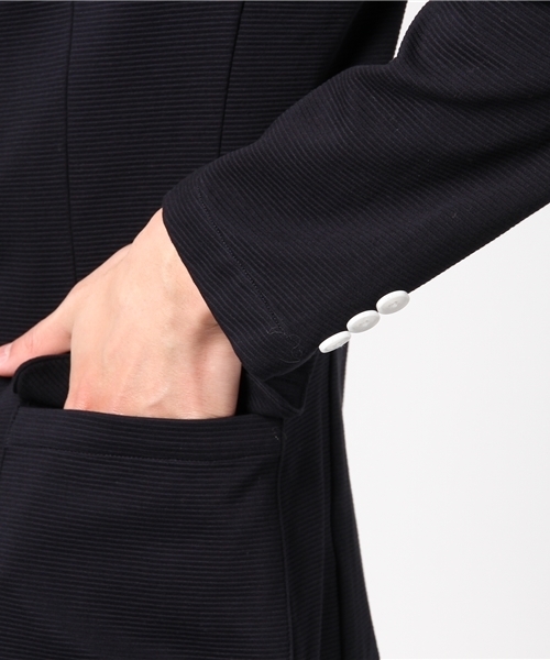 GLOSTER（グロスター）の「リップルニューポートジャケット（テーラードジャケット・メンズ・ネイビー・S/M/L）」の6枚目の写真