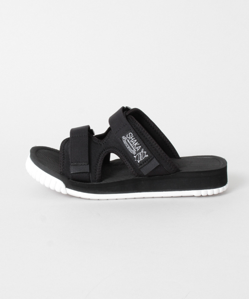 SHAKA(シャカ)の「SHAKA×UR 別注CHILL OUT(サンダル・メンズ・ブラック/グレー・8/10/9/7)」の4枚目の写真