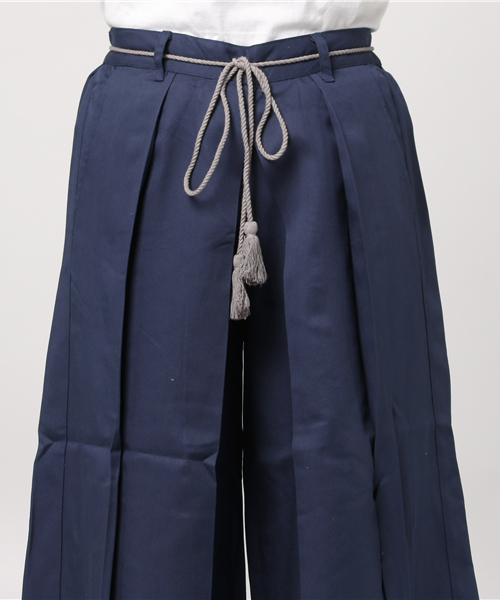 LBC（エルビーシー）の「テンセルツイルイージーパンツ                （その他パンツ・レディース・ネイビー/ベージュ・MEDIUM/LARGE）」の6枚目の写真