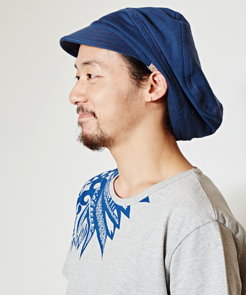 チャイハネ（チャイハネ）の「【チャイハネ】コットンワークキャップ（キャップ・レディース・グレー/グリーン/ホワイト/ネイビー/オレンジ・FREE）」の4枚目の写真