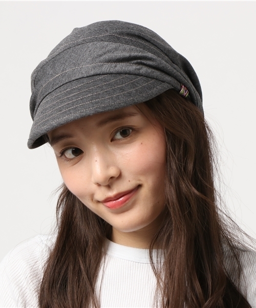 チャイハネ（チャイハネ）の「【チャイハネ】コットンワークキャップ（キャップ・レディース・グレー/グリーン/ホワイト/ネイビー/オレンジ・FREE）」の16枚目の写真