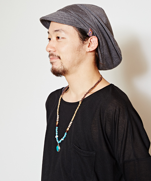 チャイハネ（チャイハネ）の「【チャイハネ】コットンワークキャップ（キャップ・レディース・グレー/グリーン/ホワイト/ネイビー/オレンジ・FREE）」の17枚目の写真