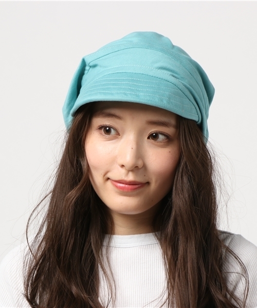 チャイハネ（チャイハネ）の「【チャイハネ】コットンワークキャップ（キャップ・レディース・グレー/グリーン/ホワイト/ネイビー/オレンジ・FREE）」の9枚目の写真