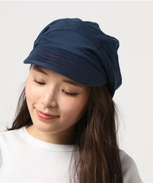 チャイハネ（チャイハネ）の「【チャイハネ】コットンワークキャップ（キャップ・レディース・グレー/グリーン/ホワイト/ネイビー/オレンジ・FREE）」の11枚目の写真