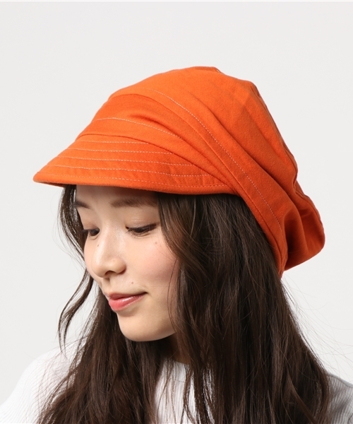 チャイハネ（チャイハネ）の「【チャイハネ】コットンワークキャップ（キャップ・レディース・グレー/グリーン/ホワイト/ネイビー/オレンジ・FREE）」の13枚目の写真