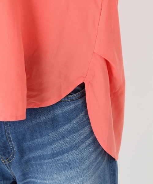 Andemiu(アンデミュウ)の「ドロストソデヌケエリブラウス762250(シャツ/ブラウス・レディース・オレンジ/オフホワイト/ブルー・FREE)」の6枚目の写真