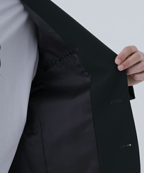 STUDIOUS(ステュディオス)の「【STUDIOUS】マルチストレッチテーラードジャケット(テーラードジャケット・メンズ・グレー/ダークグリーン/ブラック・2/1/3)」の4枚目の写真