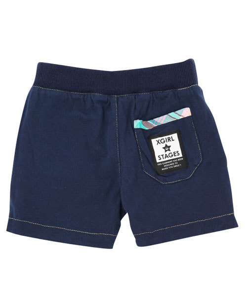 X-girl Stages（エックスガールステージス）の「PLAID  REVERSIBLE  HALF  PANT (4T～6T)（その他パンツ・キッズ・グリーン/レッド・4T/5T/6T）」の7枚目の写真