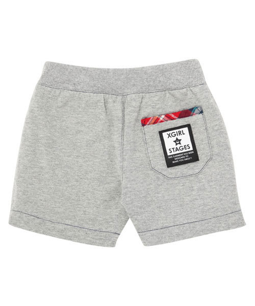 X-girl Stages（エックスガールステージス）の「PLAID  REVERSIBLE  HALF  PANT (4T～6T)（その他パンツ・キッズ・グリーン/レッド・4T/5T/6T）」の8枚目の写真