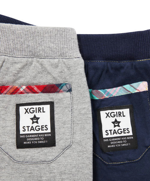 X-girl Stages（エックスガールステージス）の「PLAID  REVERSIBLE  HALF  PANT (4T～6T)（その他パンツ・キッズ・グリーン/レッド・4T/5T/6T）」の9枚目の写真