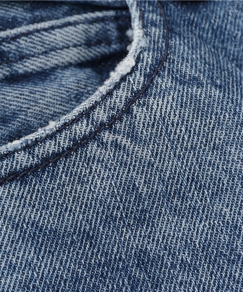 MOUSSY(マウジー)の「SIDE LINE TAPERED(デニムパンツ・レディース・ブルー・23inch/24inch/25inch/26inch/27inch)」の10枚目の写真