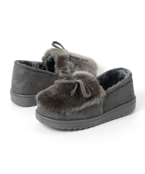 Noubel Voug Relax(ヌーベルヴォーグリラックス)の「リボンファースリッポン(スリッポン・レディース・ピンク/ブラウン/ブラック/グレー・S/LL/M/L)」の9枚目の写真