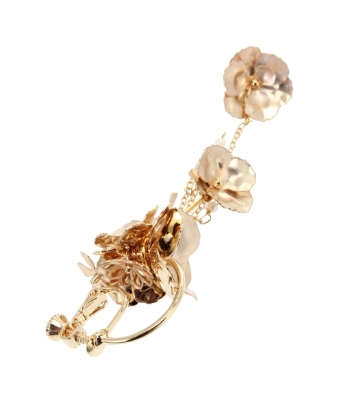 MERCURYDUO（マーキュリーデュオ）の「メタルフラワーイヤリング（イヤリング・レディース・ゴールド/シルバー・FREE）」の6枚目の写真