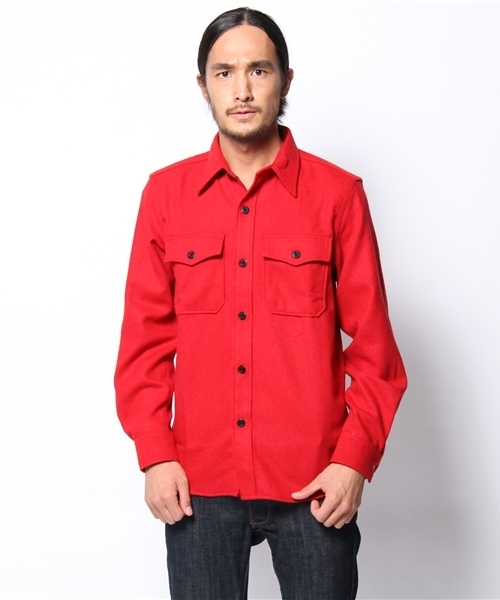 BEAMS（ビームス）の「□orslow / CPOウールシャツ（シャツ/ブラウス