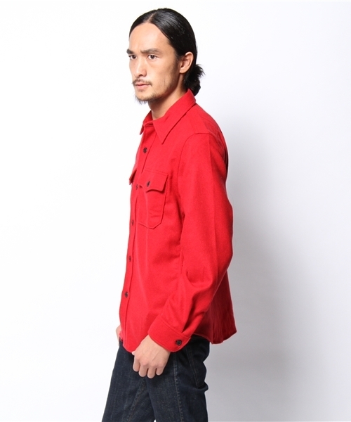 BEAMS（ビームス）の「□orslow / CPOウールシャツ（シャツ/ブラウス