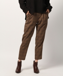 GLOBAL WORK | グレンチェックテーパードパンツ/779715(その他パンツ)