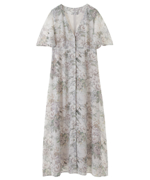 CLANE | PEONY FLOWER FLARE ONEPIECE(ワンピース)