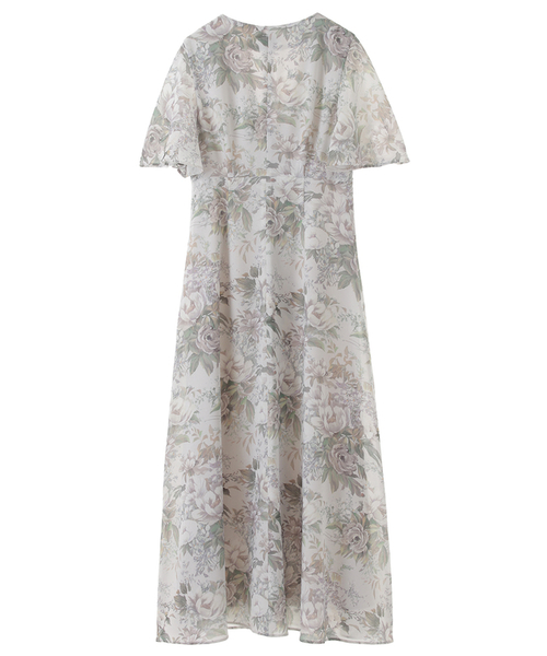 CLANE（クラネ）の「PEONY FLOWER FLARE ONEPIECE（ワンピース）」 - WEAR