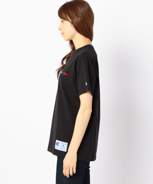 Champion（チャンピオン）の「Champion:カラーロゴTEE（Tシャツ/カットソー・レディース・ホワイト/ブラック・ONE SIZE）」の4枚目の写真