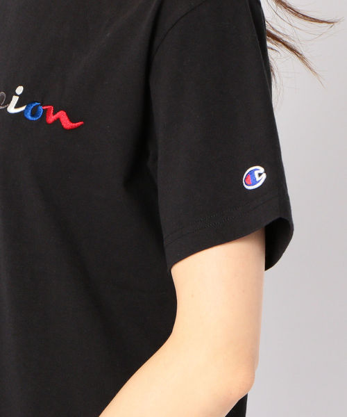 Champion（チャンピオン）の「Champion:カラーロゴTEE（Tシャツ/カットソー・レディース・ホワイト/ブラック・ONE SIZE）」の8枚目の写真