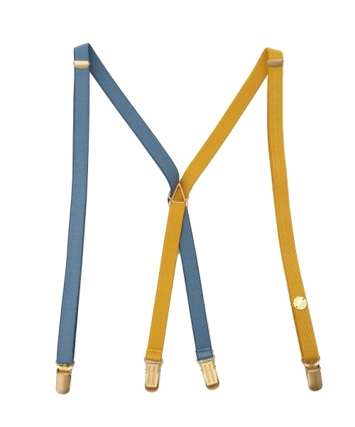 BEAMS BOY（ビームスボーイ）の「HAPPY BOUNCE / クレイジーカラー 細サスペンダー（サスペンダー・レディース・ベージュ/ブラウン/イエロー・ONE SIZE）」の13枚目の写真
